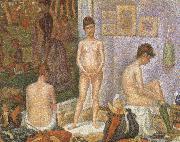 Georges Seurat The Models Germany oil painting artist